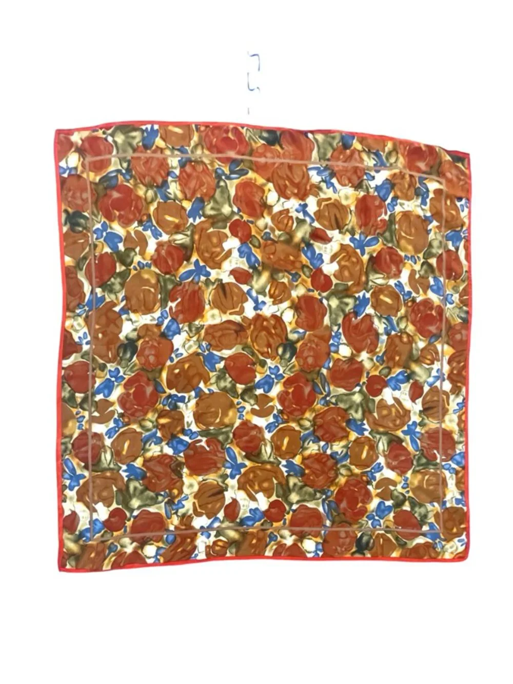Tie Rack Vintage Floral Silk Square Scarf, 100% Silk, Made in Japan, 30 x 30, Ar - Picture 6 of 10